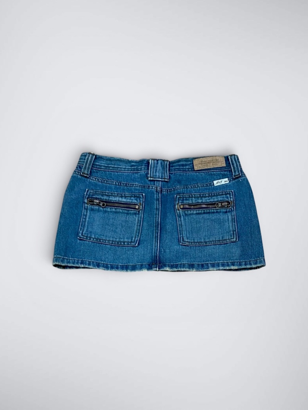 Vtg Abercrombie & Fitch Micro Denim Mini Skirt